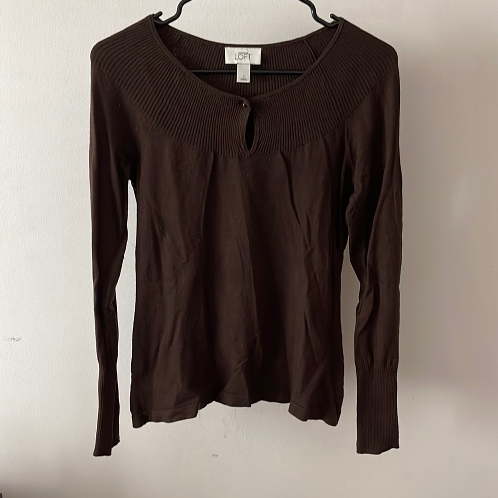 Chocolate brown sweater